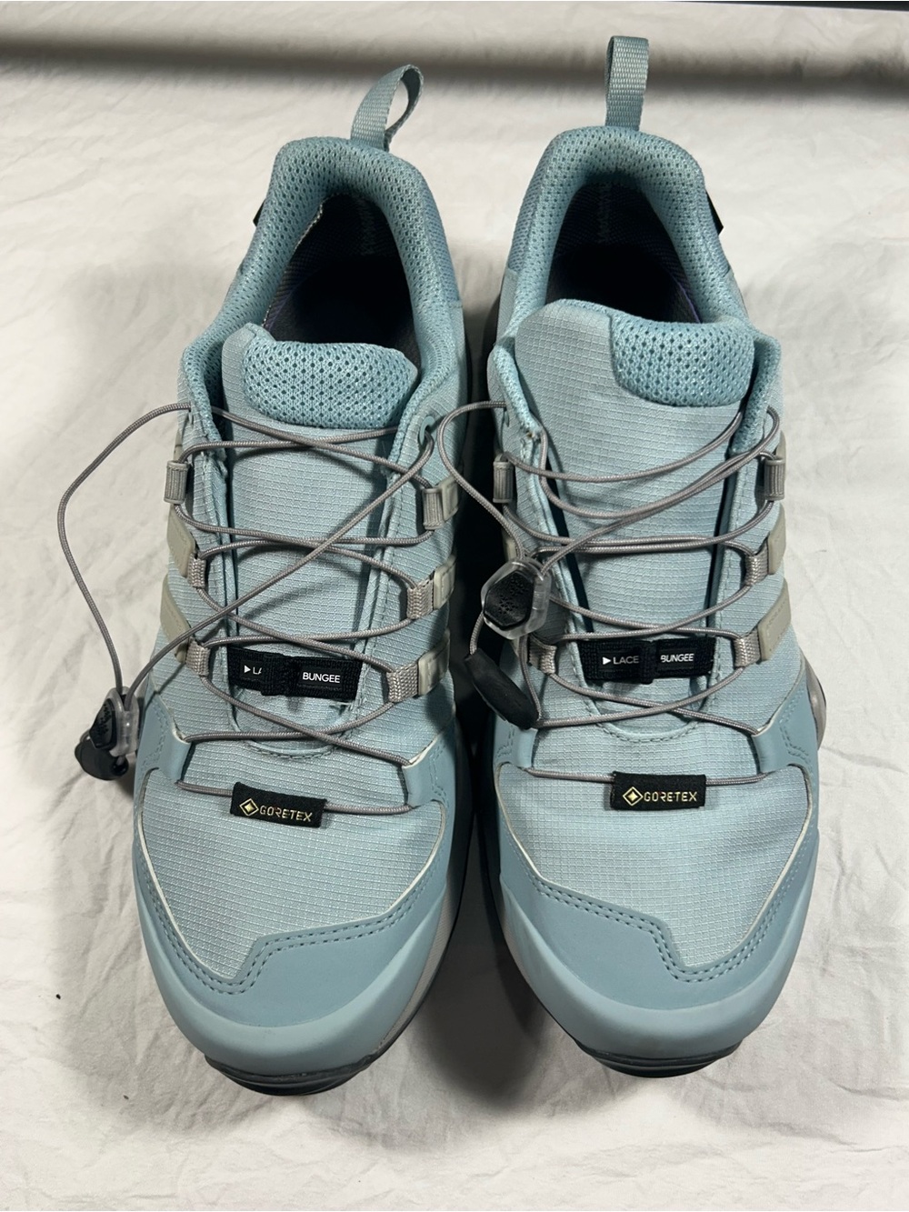 Adidas Terrex Swift R2 GORE-TEX Hiking Shoes Women's Size 8 BC0398 Grey/Mint